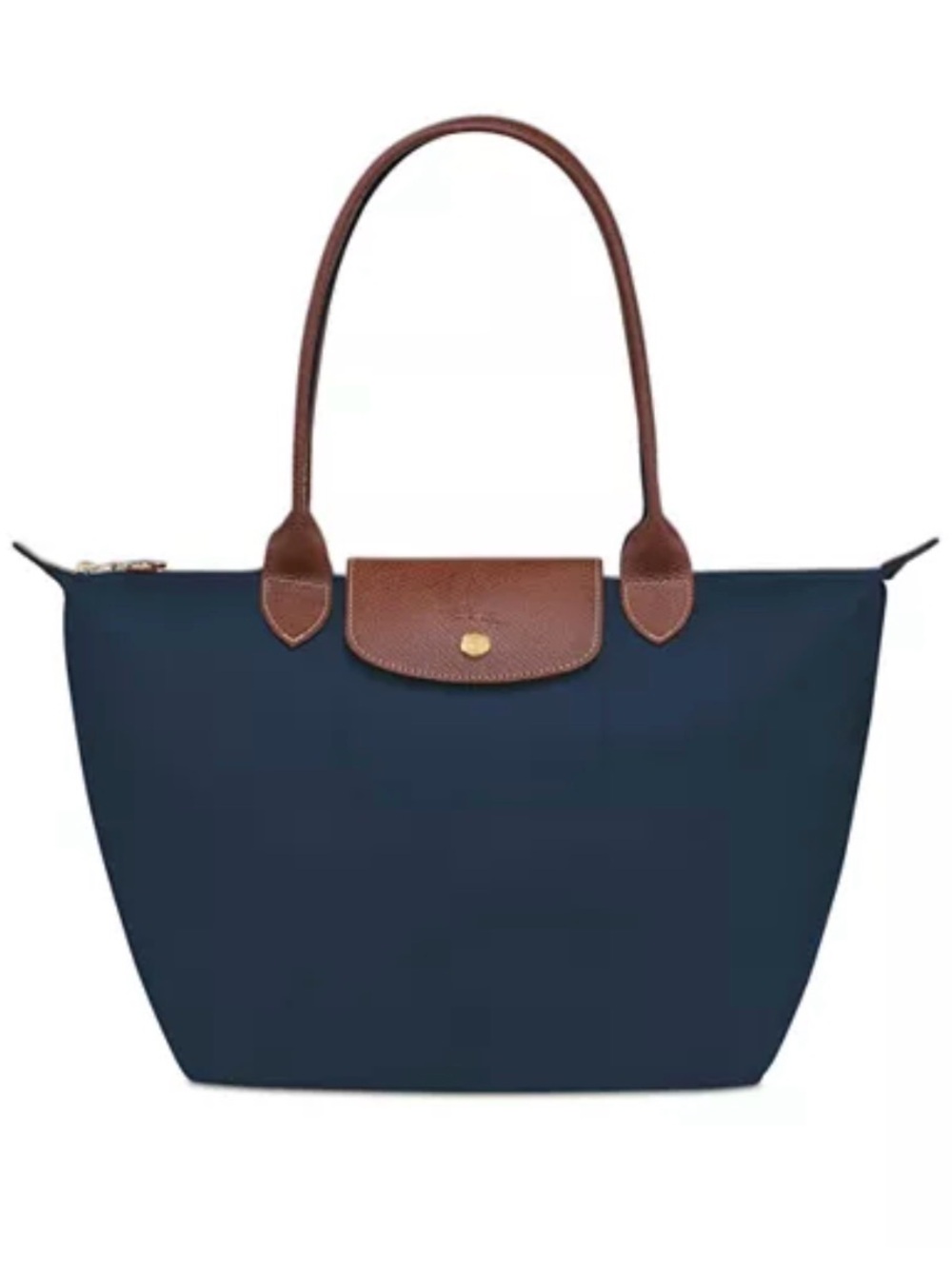 Longchamp Navy Le Pliage Foldable Tote